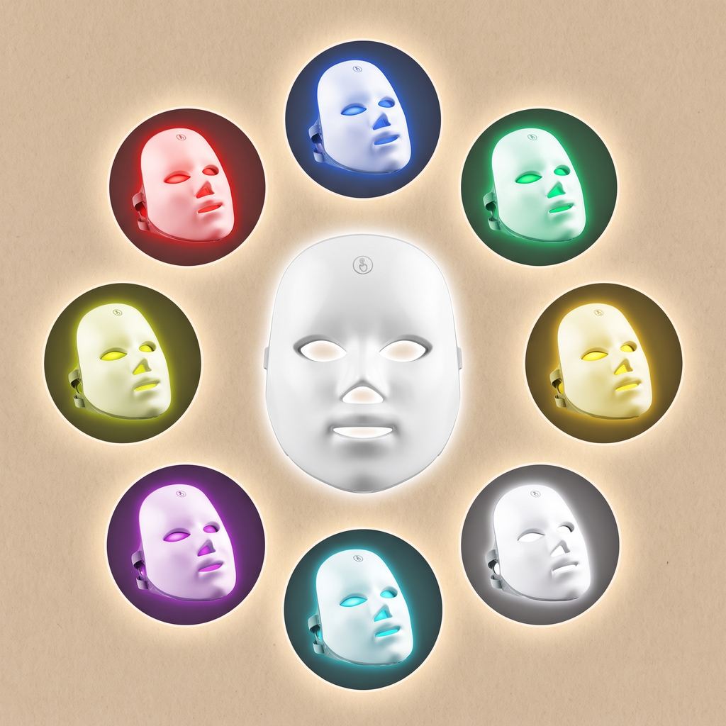 Masque LED LUMAE Pro — Luminothérapie 7 Couleurs