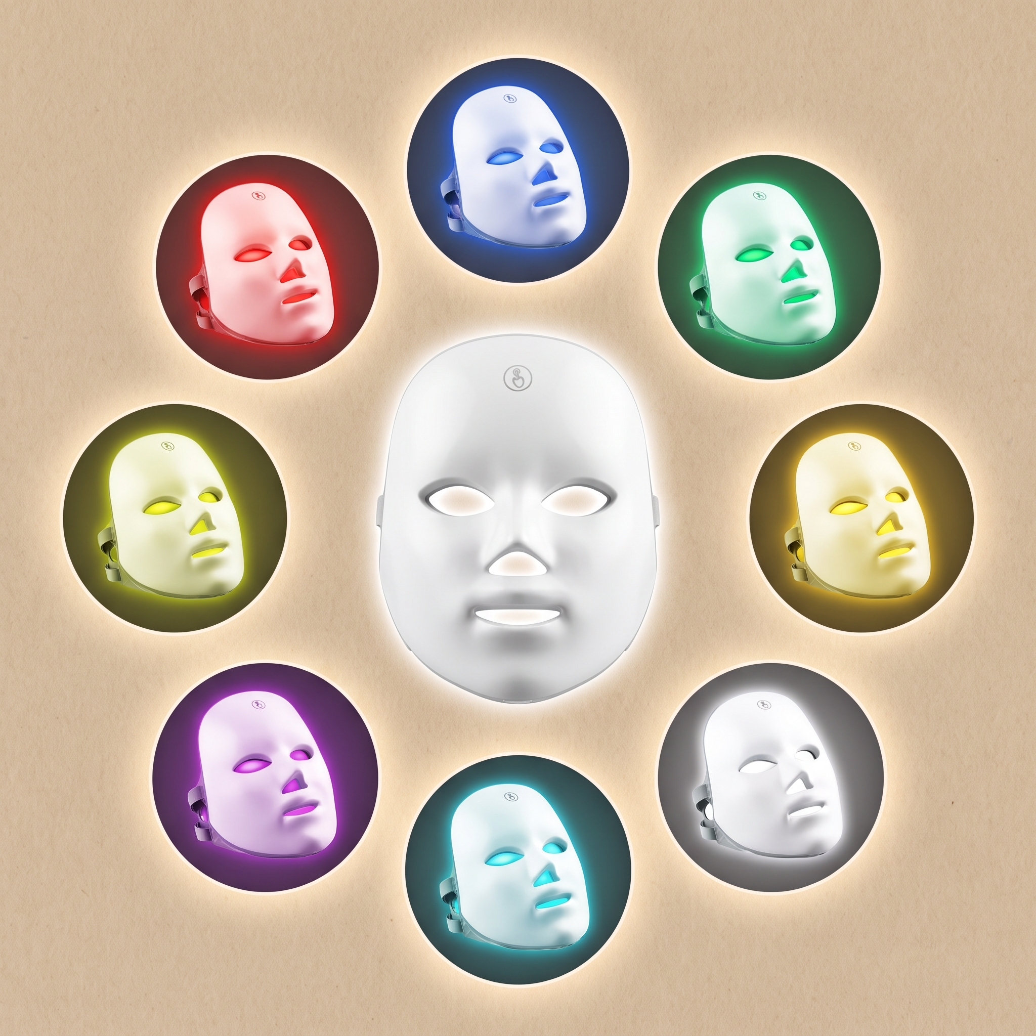 Masque LED LUMAE Pro — Luminothérapie 7 Couleurs