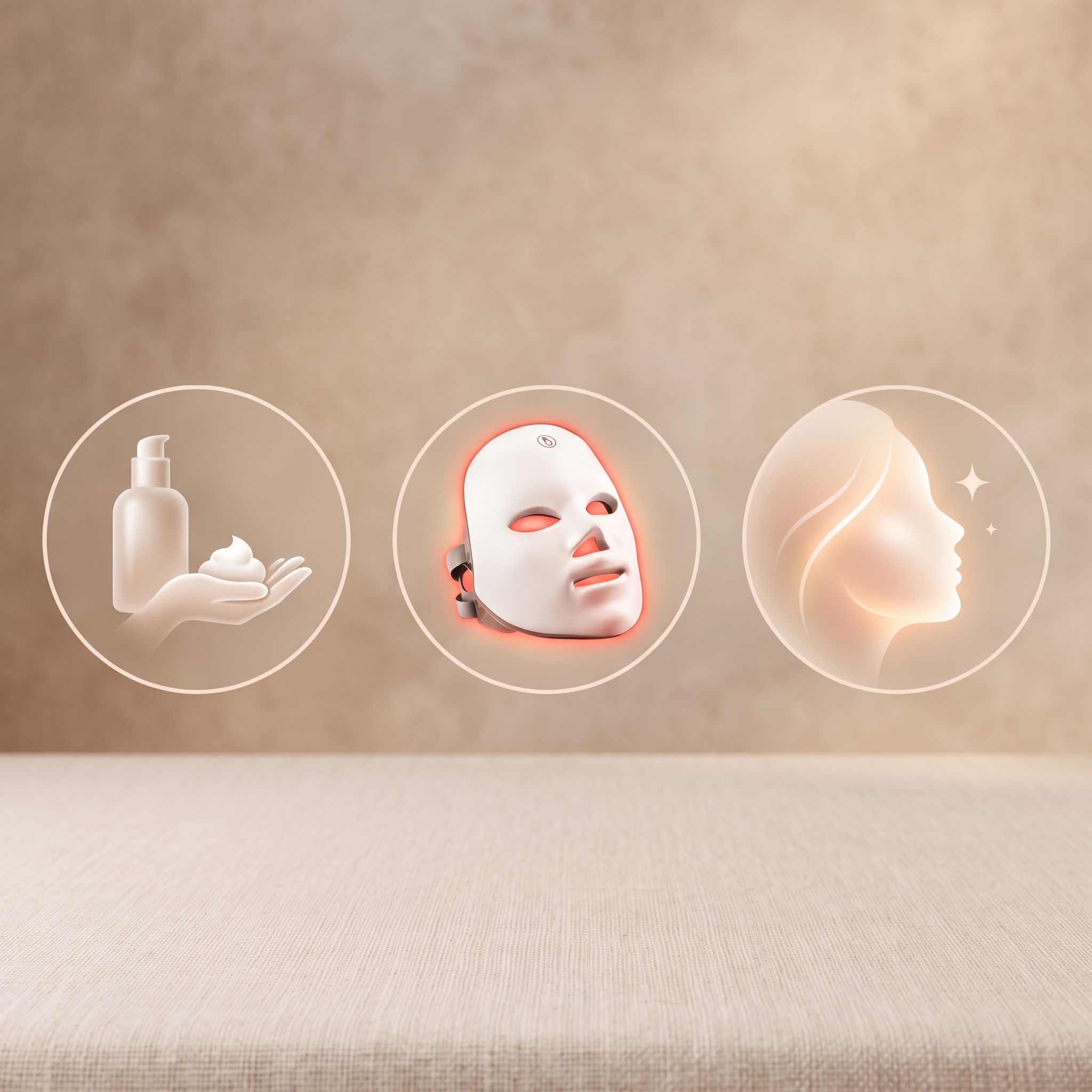 Masque LED LUMAE Pro — Luminothérapie 7 Couleurs